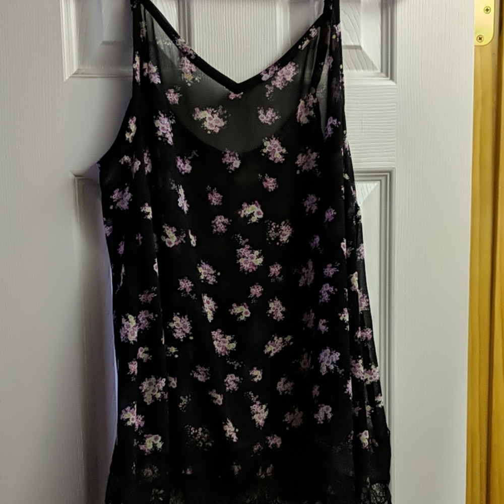 Sheer tank top